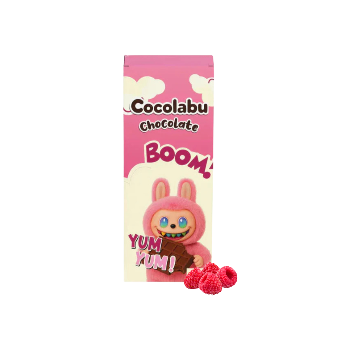 COCOLABU CHOCOLATE RASPBERRY ANGEL HAIR WITH PISTACHIO