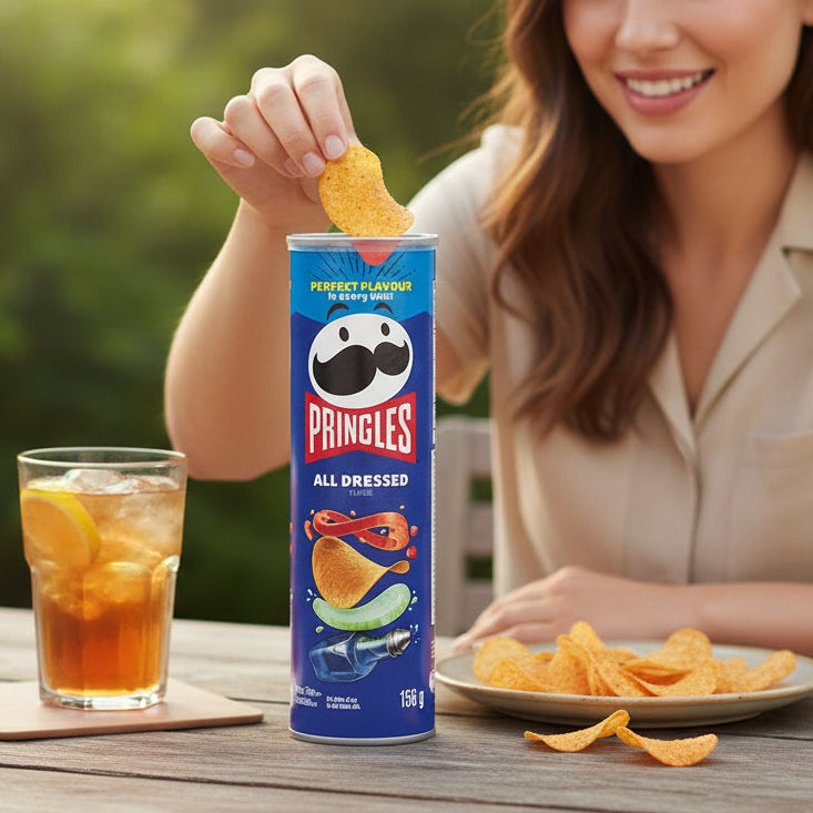 PRINGLES CHIPS ALL DRESSED