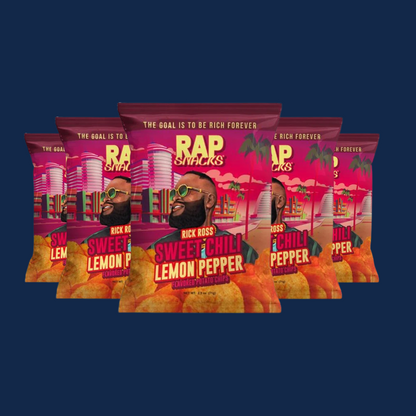 RAP SNACKS CHIPS RICK ROSS SWEET CHILI LEMON PEPPER