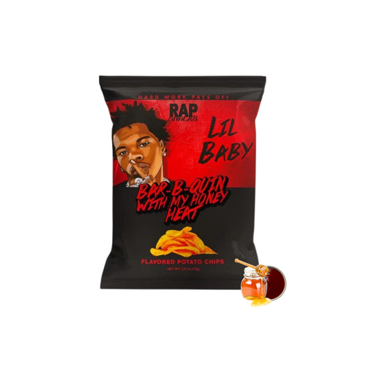 RAP SNACKS CHIPS LIL BABY BBQ AND HONEY