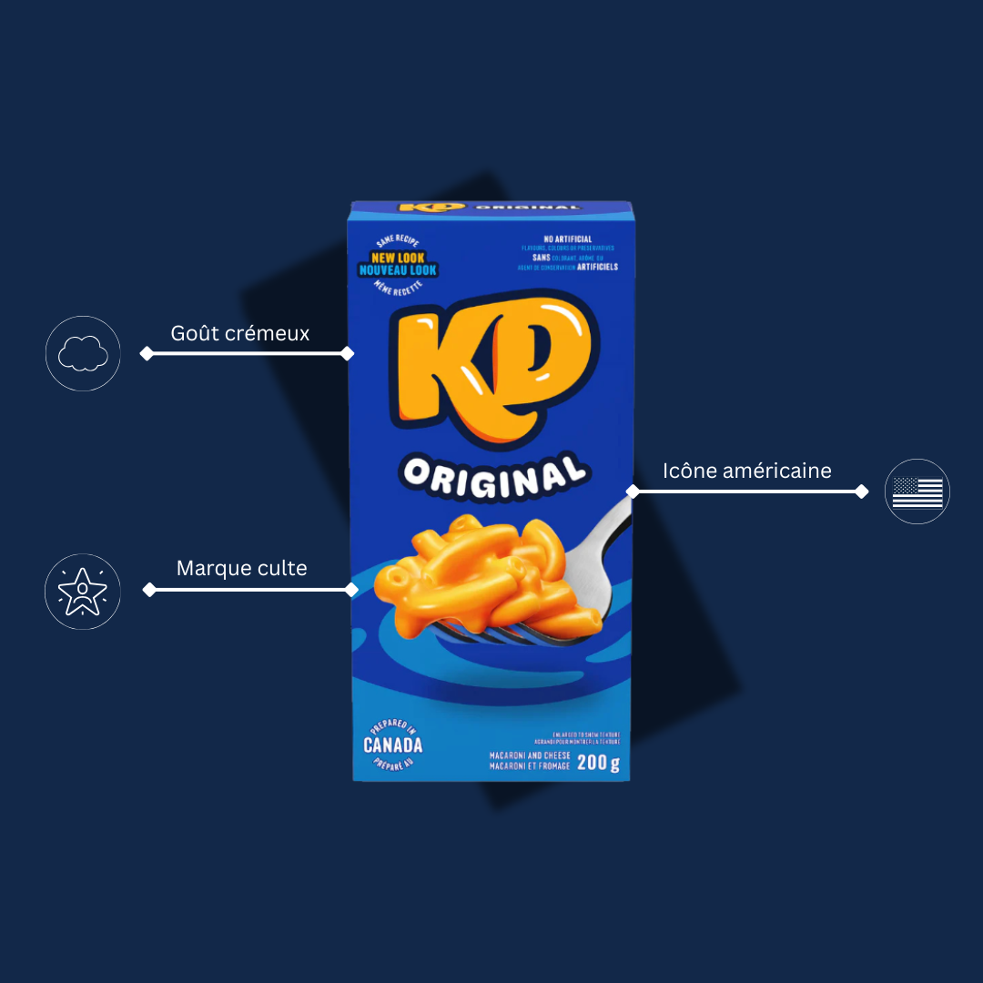 KRAFT KD ORIGINAL MAC AND CHEESE