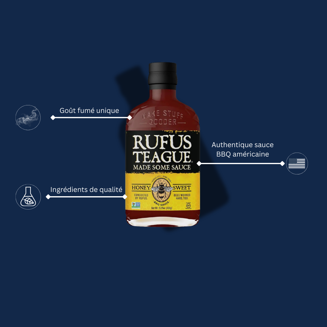 RUFUS TEAGUE BBQ SAUCE HONEY SWEET