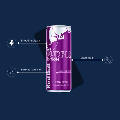 RED BULL ENERGY DRINK THE PURPLE EDITION