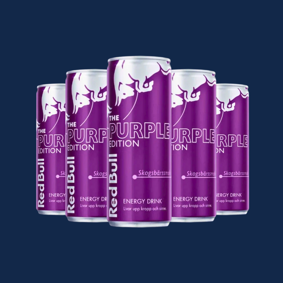 RED BULL ENERGY DRINK THE PURPLE EDITION