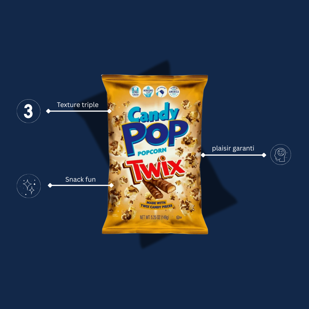 CANDY POP POPCORN TWIX