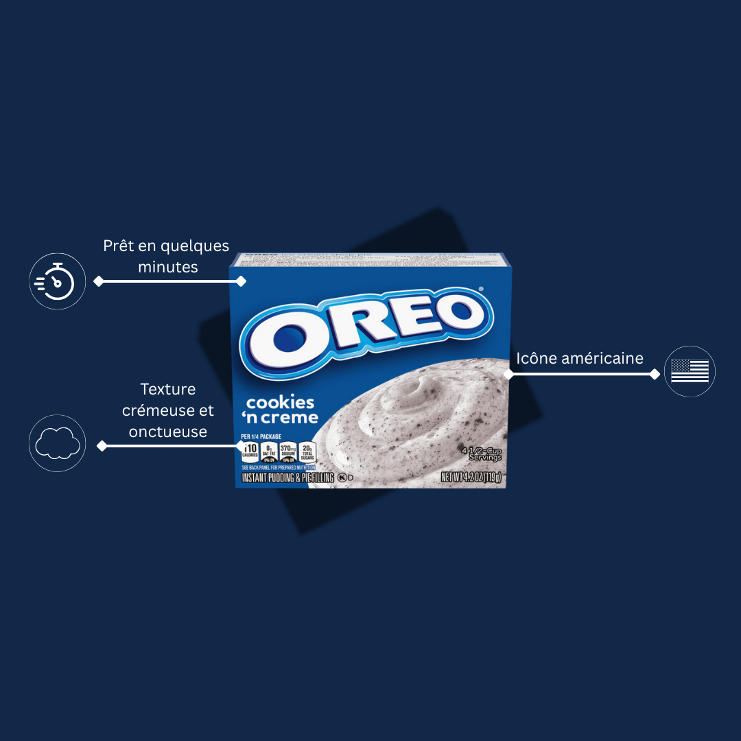 JELL-O PUDDING & PIE FILLING OREO COOKIES & CREAM