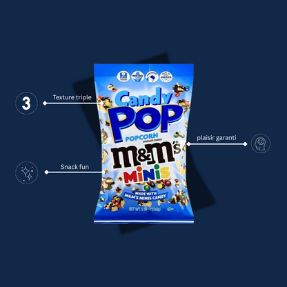 CANDY POP POPCORN M&M'S MINIS
