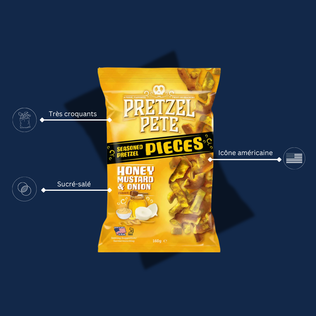 PRETZEL Pete Pieces Honey Mustard & Onion