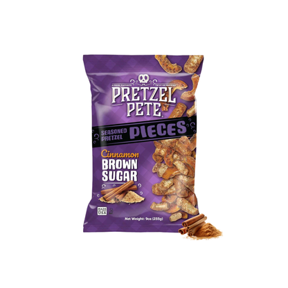 PRETZEL Pete Pieces Cinnamon brown sugar