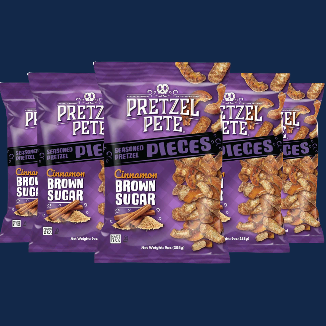 PRETZEL Pete Pieces Cinnamon brown sugar