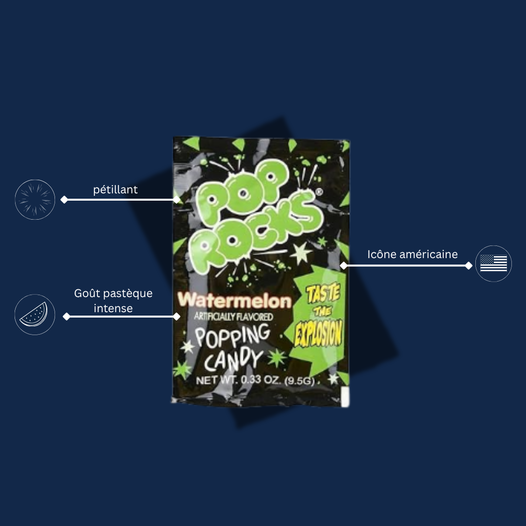 Pop Rocks Popping Candy Watermelon
