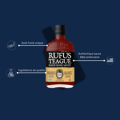 RUFUS TEAGUE BBQ SAUCE WHISKEY MAPLE