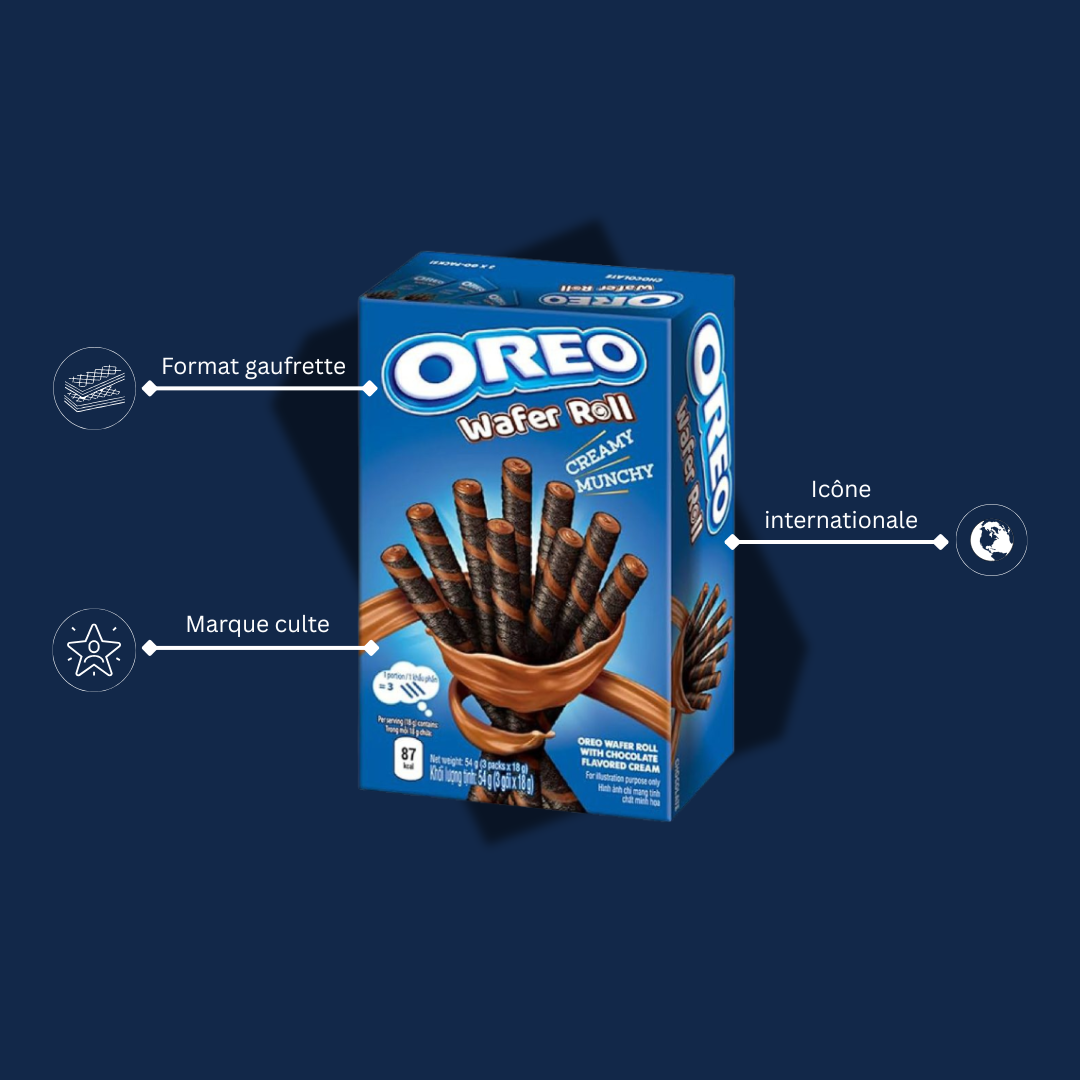 OREO WAFER ROLL CHOCOLATE