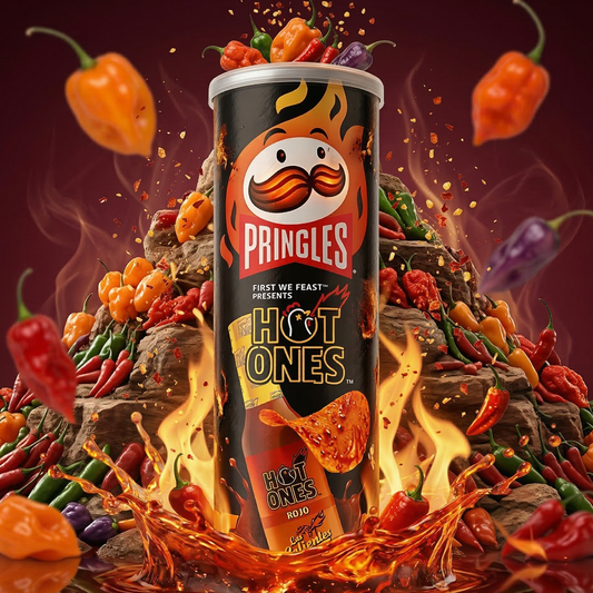 PRINGLES HOT ONES ROJO