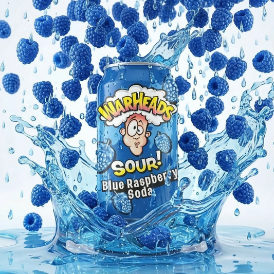 WARHEADS BLUE RASPBERRY