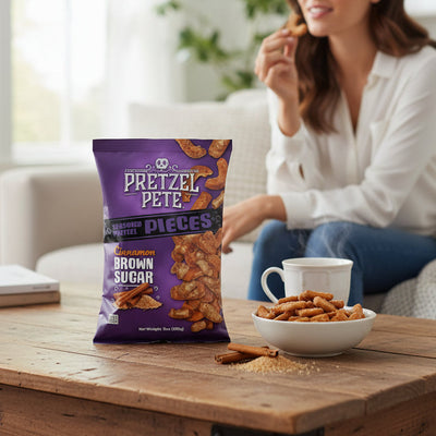 PRETZEL PETE PIECES CINNAMON BROWN SUGAR