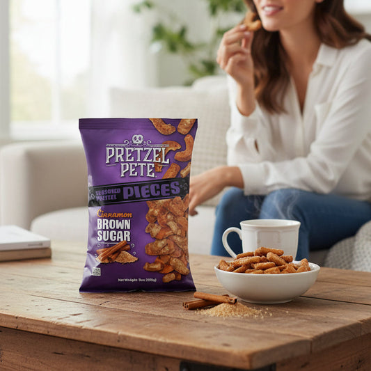 PRETZEL PETE PIECES CINNAMON BROWN SUGAR