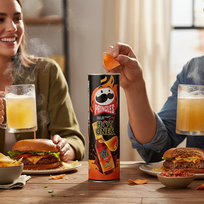 PRINGLES HOT ONES ROJO