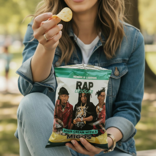 RAP SNACKS CHIPS MIGOS SOUR CREAM AND RANCH