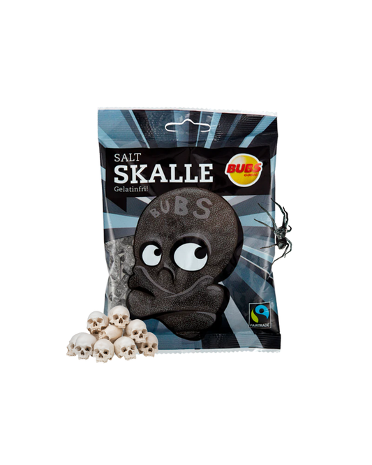 BUBS GODIS SKULLS SALTY LIQUORICE