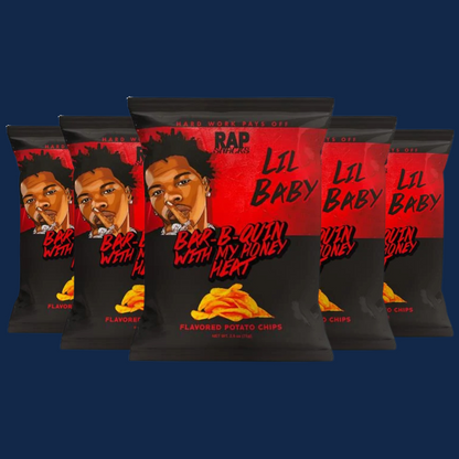 RAP SNACKS CHIPS LIL BABY BBQ AND HONEY